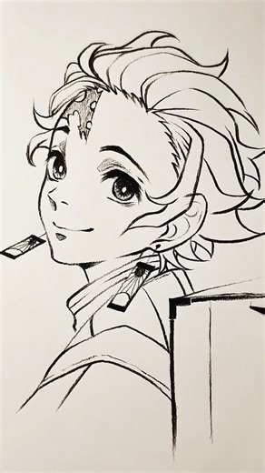 #demonslayer #sketch #drawsoeasyanime