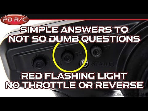 Red Flashing Light - No Throttle or Reverse