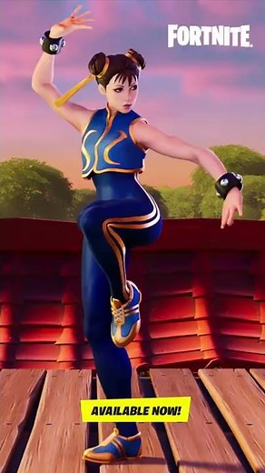 Fortnite X Street Fighter *OFFICIAL* Chun-Li and Ryu EMOTE SHOWCASE (HD)