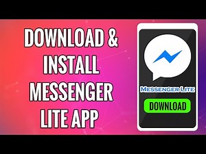 How To Download & Install Messenger Lite App 2022 | Facebook Messenger Lite Mobile App Download Help