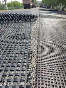 [Hot Item] Fiberglass Geogrid Biaxial Uniaxial Glass Fiber Geogrid Geo Grid Ground Grid Asphalt Geogrid for Asphalt Road