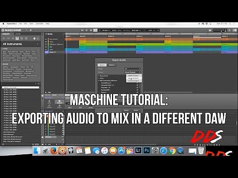 MASCHINE Tutorial: How to Export Files For Mixing In A Different DAW