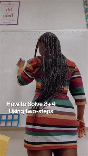 Parents I know this is showing up on your kids homework this is how you solve it! Using two steps and finding the 10 will help later on when using harder problems. #mathematics #fypシ #teacherbae