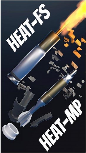 How HEAT-MP round Works ? WOT #firstshortvideo #worldoftanks #firstshortvideo