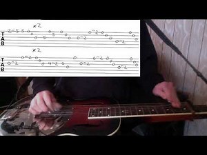 How to play the Bluegrass standard Cripple Creek on a dobro