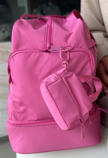 Microweekender Charm: Small Yet Mighty in Island Pink