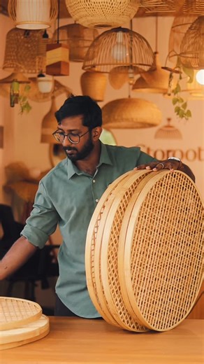 Storoot Handicrafts& Interiors on Instagram: "From workshop to your space ✨ Every custom ceiling panel is handcrafted with care, checked in detail, and finished to perfection. Want one for your project? DM us to place your custom order. +91 94958 64867"