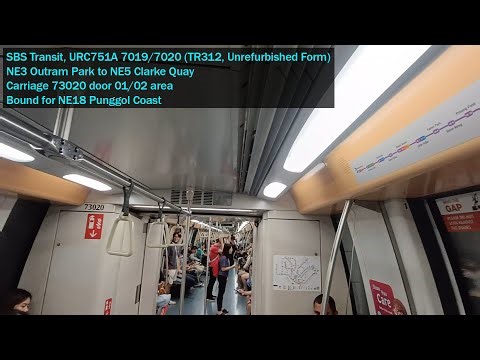 [Last View of Unrefurbished C751A] SBS Transit - Joyride on URC751A 7019/7020 from NE3 OTP → NE5 CQY