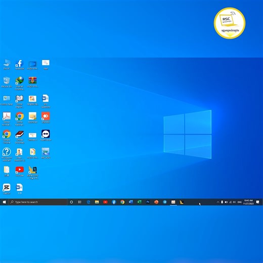 របៀបដាក់ របារខាងក្រោម (taskbar) ឲ្យបង្ហាញស្វ័យប្រវត្តិ | Chamroeun មជ្ឈមណ្ឌលជំនាញពិត