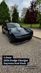 So far it's only been seen at Spring Festival back in March. 4-Door 2026 Dodge Charger Daytona Scat Pack at #StellantisDesign Cars & Coffee, May 17. #GoWestForSpringFest #TheresOnlyOne #Dodge #Mopar #dodgegarage #DodgeCharger | Spring Festival