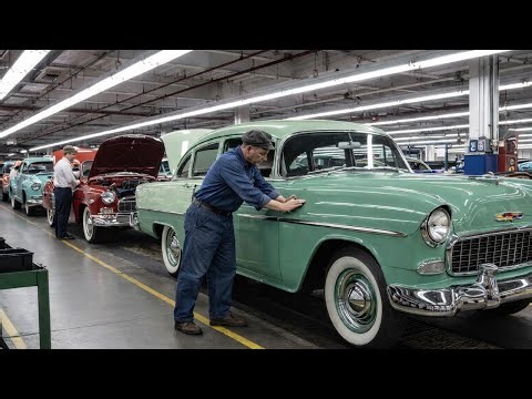 Inside the 1955 Chevrolet Bel Air Factory: How America Built the Car That Defined the Golden Age