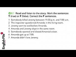 English File elementary 4th edition SB_8.1