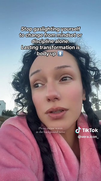 I was just thinking that if I asked myself 3 years ago to show up in life the way I do now, she could have only done it through shame or in survival mode. There’s no way I could rise at 6, do breathe and lymph work and visualization exercises before sunrise, get fresh air and natural sunlight outside and then workout without music for 40 minutes and then have breakfast and then go into deep focus work for 3 hours before lunch and then focus again. There is NO way and the only difference in both 