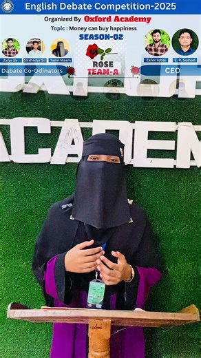 Team Rose A: English Debate Competition Trailer 2025