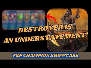 Varl The Destroyer Showcase! | F2P Champion Showcase | RAID: Shadow Legends