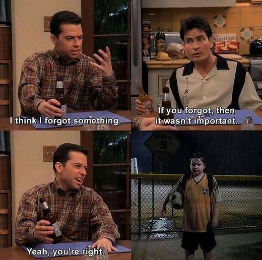 I Think I Forgot Something