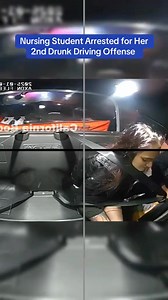 Nursing Student Arrested for Her 2nd Drunk Driving Offense #cops #copsoftiktok | Cops.fbi0