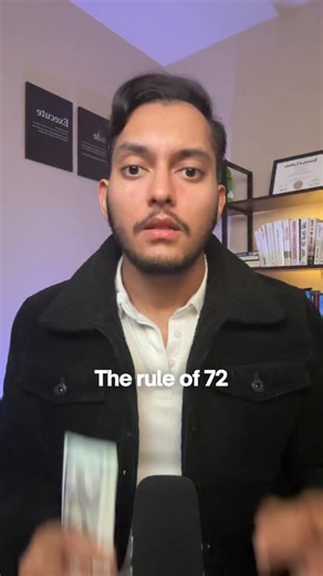 Milan Singh on Instagram: "💰 The Rule of 72 Did you know that compound interest is considered the 8th wonder of the world? The Rule of 72 explains exactly why. It explains how long it’ll take you to double your money, given you know your return. Here’s how compound interest makes it better. - Milan Follow me @milansinghhh if you want to build your wealth 💸 Have you applied this rule to your investments yet? Let me know in the comments!👇 #WealthWithMilan #finance #personalfinance money saving 