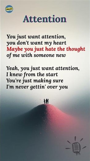 Learn English with “Attention” – Charlie Puth 🎶🎤 Sing Along Karaoke