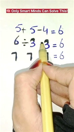 99% Fail! Can You Solve 7 ? 7 ? 7 = 6? 🤯 | Math Challenge
