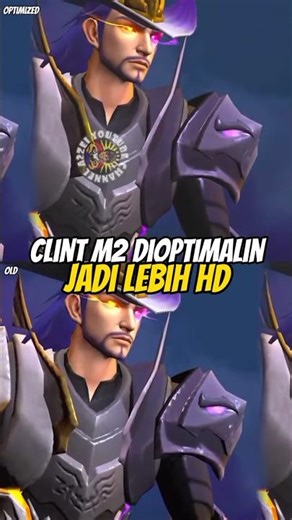 skin clint M2 di optimalin jadi lebih hd #mlbb