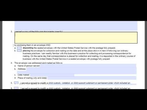 California Family Law - Proof of Mail Service (FL-335) - The Law Offices of Andy I. Chen