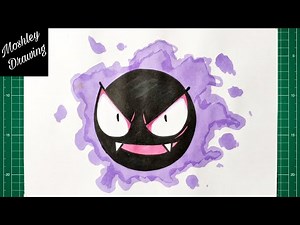 How to Draw Gastly - Pokemon
