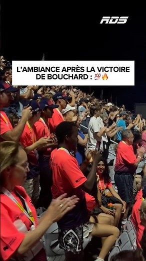 La foule est BRUYANTE après la victoire d’Eugenie Bouchard à l’Omnium Banque Nationale! 🔥 #OBN25