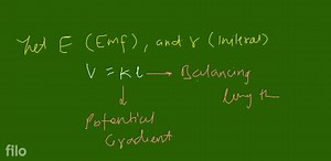 In an experiment with a potentiometer to measure the internal r... | Filo