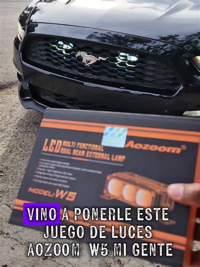 Aozoom W5 rompiendo en este Mustang #aozoom #autoadornos #mustang