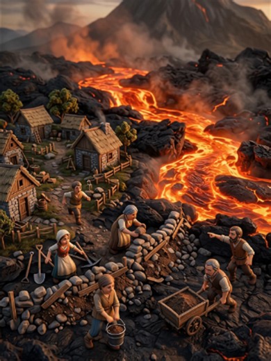 A river of lava is closing in on a tiny village, and the miniature residents are doing everything they can to save their homes. Just when all hope seems lost, a giant barrier appears from above and redirects the molten flow, turning panic into celebration! 🎉 Would you trust the giant hand to save your town? 👀 #MiniRescue #TinyWorld #MiniatureVillage #LavaRescue #Volcano #CGIAnimation #3DAnimation #OddlySatisfying #TinyPeople #CreativeVideo #ViralTikTok #FYP #ForYou #MiniatureArt #EpicRescue 🌋