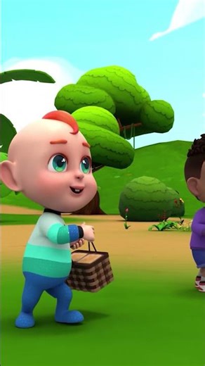 Forest Adventure Helping a Monkey🐒| Playground Song | Rosoo Family #shorts #nurseryrhymes #kidssongs