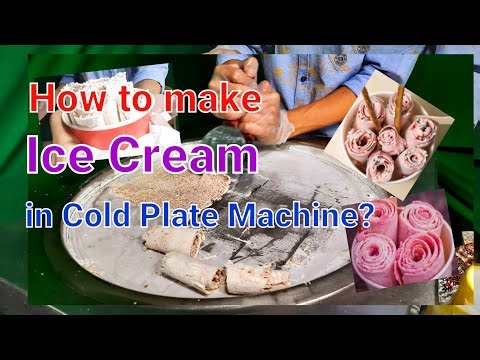 How to make ice cream in cold plate machine? | Freddiediaz TVChannel