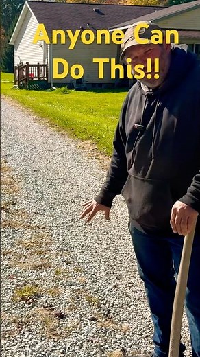 Weed Control Anyone Can Do for a Gravel Driveway #weedcontrol #graveldriveway #drivewayrepair