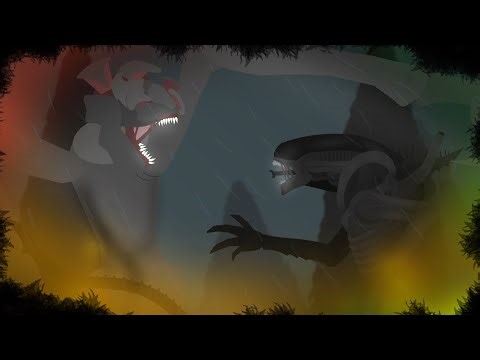 Death Angel Vs. Xenomorph | Sticknodes Animation | A Quiet Place vs. Alien