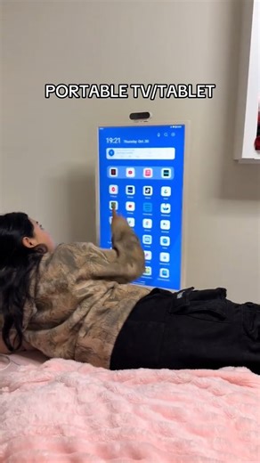 The 'APOLOSIGN 32″ 4K UHD Smart TV-Tablet' blends a vibrant touchscreen display with Android 15, 16 GB RAM 256 GB storage, and ultra-smooth Wi-Fi 6 connectivity. Its 15000 mAh battery and hidden wheels make it portable anywhere at home. Stream, game, cast, plan your day, and connect with loved ones—all on one versatile device. Adjustable angles and intuitive controls bring comfort to every moment. Visit our website today to grab yours and bring home smarter entertainment. | Poshace