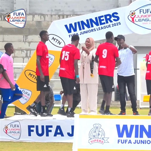 Vipers SC Junior Team ended BUL FC Junior Team’s three-year reign in the #FUFAJuniorsLeague after a hard-fought 2-1 victory in the 2025 grand finale played on Wednesday 24th September at FUFA Stadium, Kadiba. | Federation of Uganda Football Associations (FUFA)