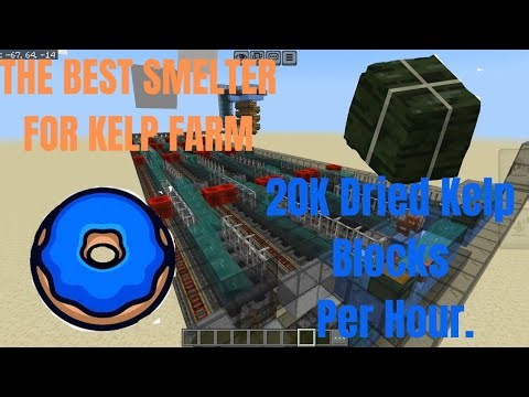 Spook V1| The Best Kelp Smelter Tutorial | MASSIVE Blaze Rod storage| 400 Smokers| EXTENDABLE