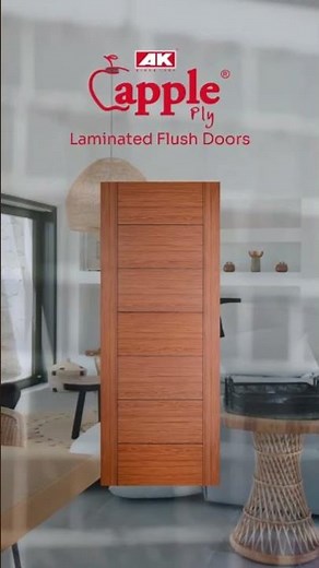 Premium Laminated Flush Doors by AK Apple Ply
