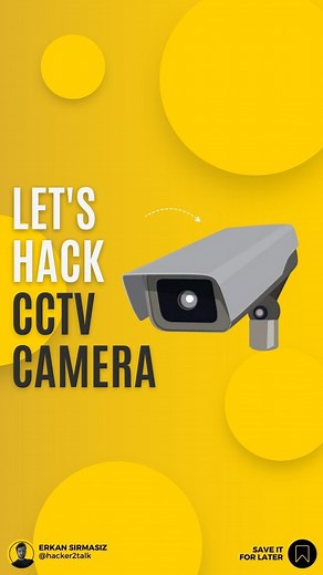 𝗛𝗮𝗰𝗸𝗲𝗿𝟮𝗧𝗮𝗹𝗸 | 𝗖𝗼𝗻𝘁𝗲𝗻𝘁 𝗖𝗿𝗲𝗮𝘁𝗼𝗿 on Instagram: "📢 Lets H4ck CCTV Camera 🤯 . . 📢 Only for education purpose ⚠️ 👉 Follow @hacker2talk for more Cyber Security related contents. . #cybersecurity #ethicalhacking #hacker #malware #cctv #blackhat #anonymous #virus #technology #kalilinux #cyberattack #hacking #cyberworld #cyber #instagram #creator #networksecurity #hackers #infosec #reels #techreels #techie #tech #viralreels"