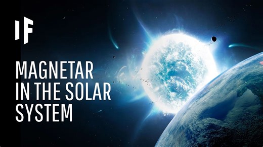 Imagining a magnetar entering our solar system
