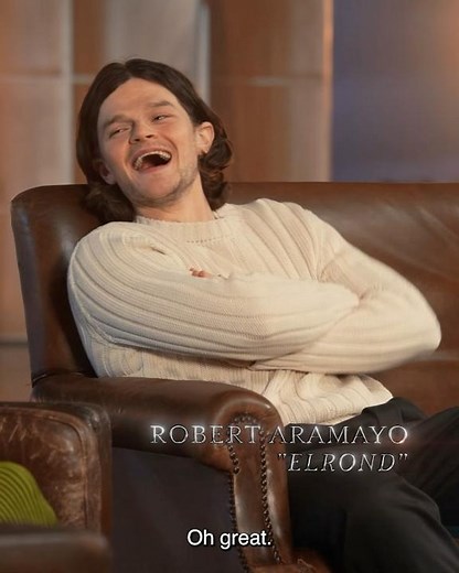 The Lord of the Rings on Prime on Instagram: "Behind Galadriel and Elrond’s kiss. Watch the full “Inside The Rings of Power” interview now on YouTube."