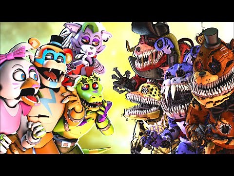 [SFM FNaF] Glamrock vs Corrupted