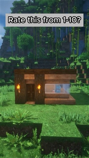 Minecraft Starter House😱 #minecraft #shorts