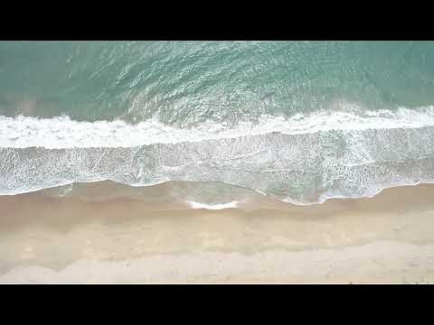 Ocean Waves ll Top view sea waves. Drone footage ll Free Stock Video Footage