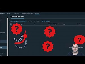 How to Fix NSX-T and Compute Manager Disappearance during Cluster Patching #vmware #nsx