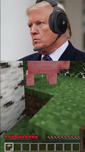 Joe Biden, Donald Trump and Obama play on a hardcore minecraft server...