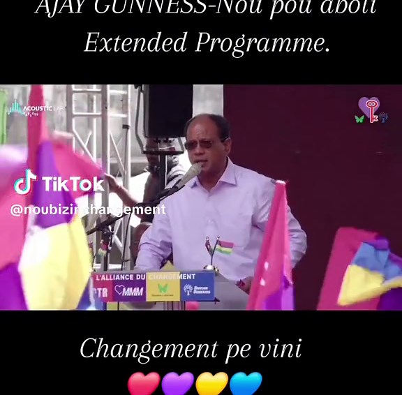 @Ajay (Govindranath) Gunness NOU POU ABOLI EXTENDED PROGRAMME.#VIRAL #fyp #LIKE #foryourpages #EDUCATION #trendingvideo #allianceduchangement #electiongeneral #everyone #millionviews