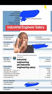 Industrial Engineer Salary | Boni Xaba