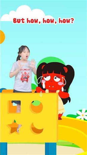 Kids learn English through songs: Playground slide safety 😱 | Playground Safety Song #shorts #kids